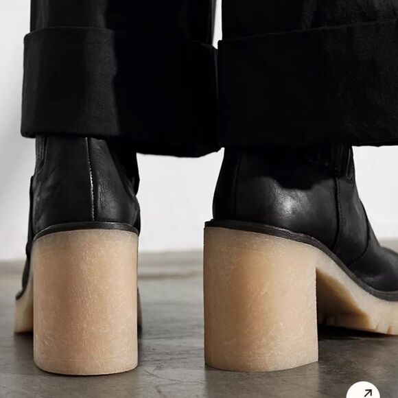 Free People James Black Chelsea Boot EU 37 US 6.5 - Picture 9 of 10